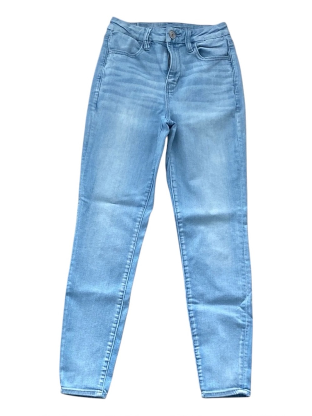 Sky Blue Skinny Jeans for Women